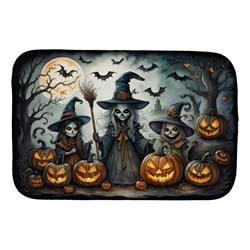 21 x 14 in. Unisex Witches Spooky Halloween Dish Drying Mat