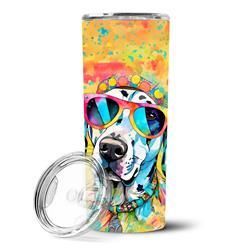 DAC2500TBL20 3 x 8.25 x 3 in. & 20 oz Dalmatian Hippie Dawg Stainless Steel Skinny Tumbler