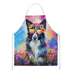 DAC2466APRON 0.01 x 30 x 27 in. Border Collie Hippie Dawg Apron