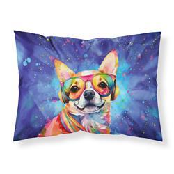 DAC2487PILLOWCASE 0.15 x 20.5 x 30 in. Chihuahua Hippie Dawg Standard Pillowcase
