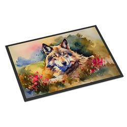 0.15 x 18 x 27 in. Wolves Wolf Doormat