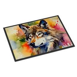 DAC3006MAT 0.15 x 18 x 27 in. Wolves Wolf Doormat