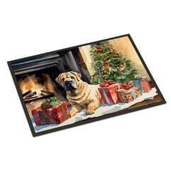 DAC2747MAT 0.15 x 18 x 27 in. Shar Pei Cozy Christmas Doormat