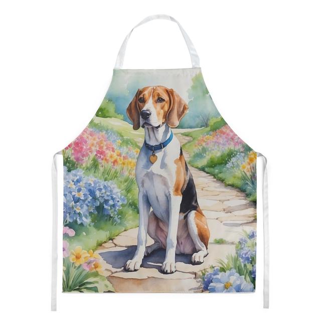 30 x 27 in. English Foxhound Spring Path Apron