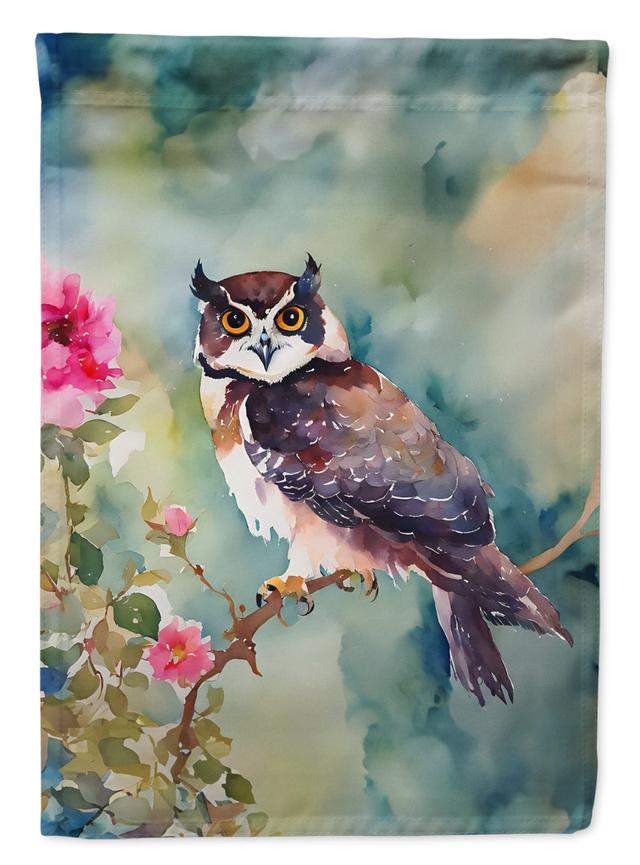 DAC3269GF 15.5 x 11.25 in. Spectacled Owl Garden Flag
