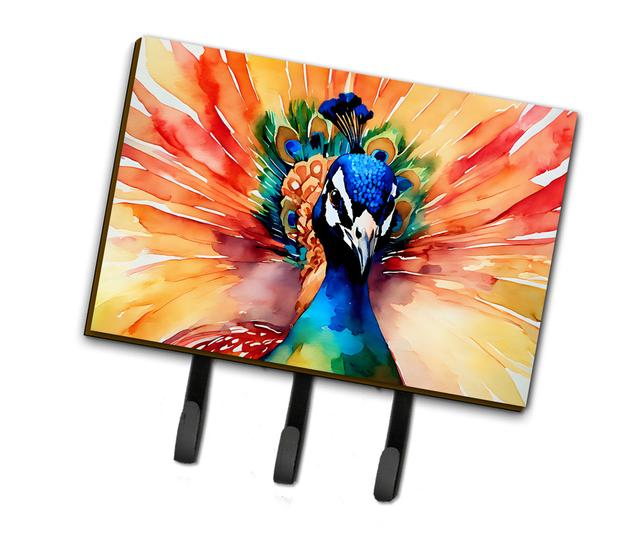 DAC3256TH68 9 x 6 in. Peacock Leash or Key Holder