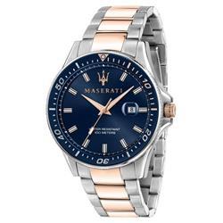 R8853140003- Sfida Blue Dial Two Tone Stainless Steel Quartz 100M Men Watch, Blue