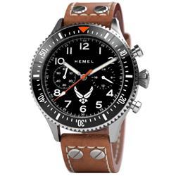 USAF Special Edition Mach Speed Black with Super-LumiNova C3 Dial Quartz 100M Men Watch for Adult - Blue