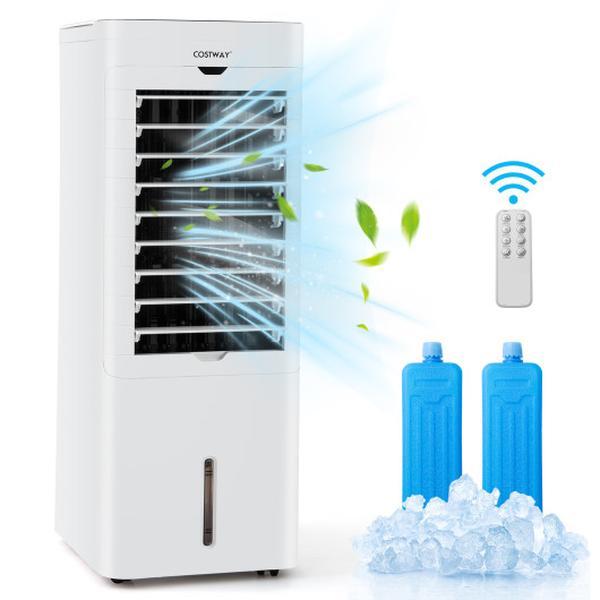 ES10412US-WH Evaporative Air Cooler & Heater with 3 Modes, 3 Speeds & 2 Ice Boxes - White