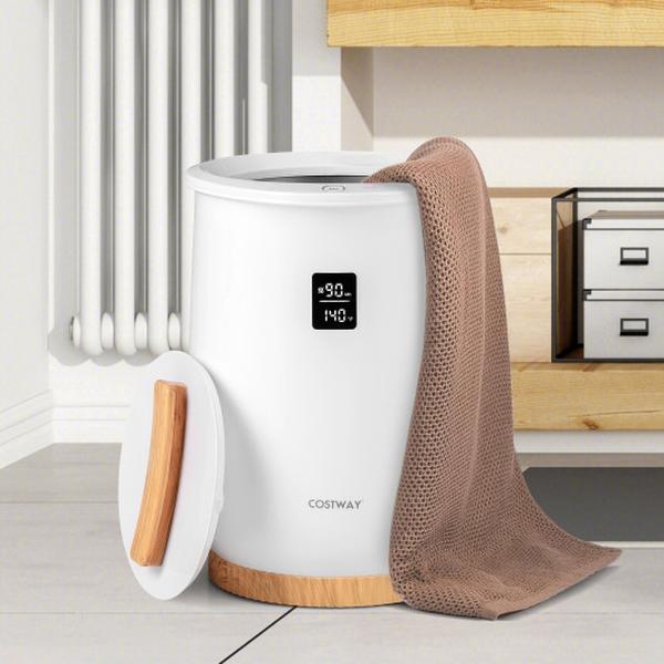 ES10402US-WH 20 Liter Large Heated Towel Warmer with LED Display & Button Control - White