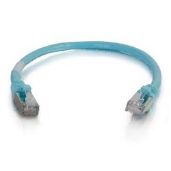 00749 10 ft. Cat6a Snagless Shielded-STP Ethernet Network Patch Cable - Aqua