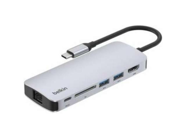 AVC008fqSGY-V2 6-in-1 USB-C 4K60 Multiport Hub 4K60