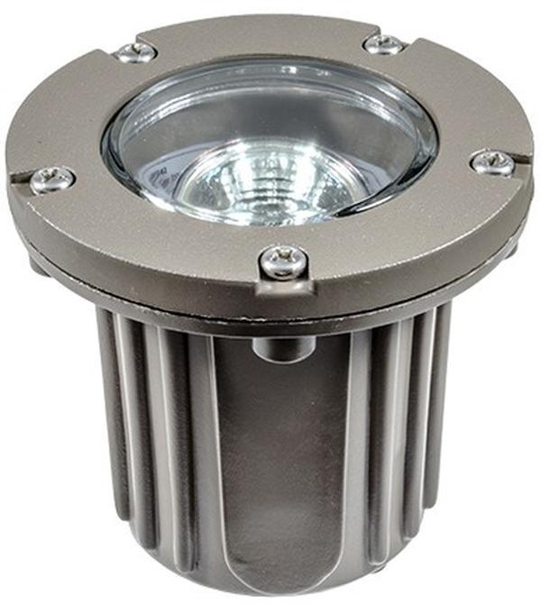 LV342-L3-27K-B 12V 2-Pin LED 3W 27K Polybutylene Terephthalate In-Ground Well Light, Black