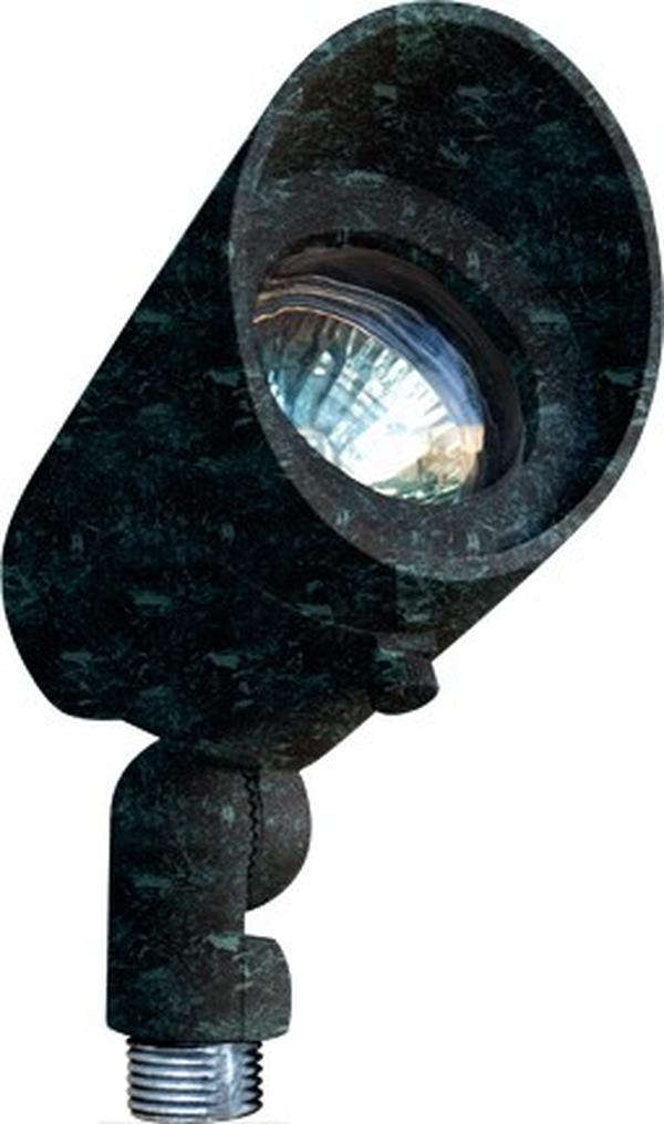 LV130-L3-27K-VG 12V 2-Pin LED 3W 27K Hood Powder Coated Cast Aluminium Spot Light, Verde Green