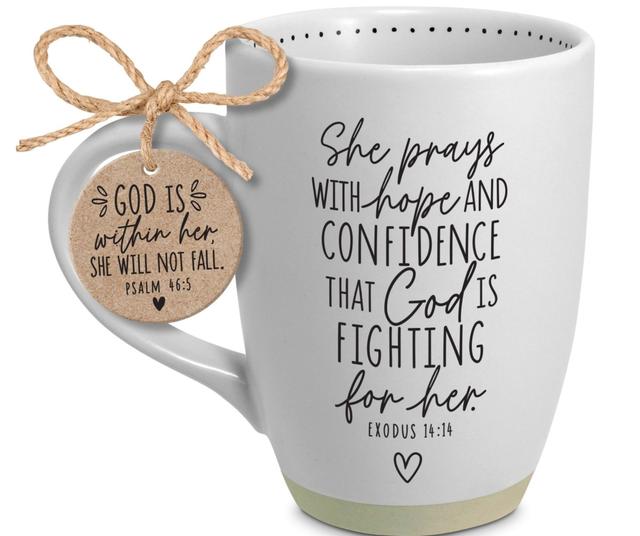 18854 Coffeecup She Inspires She Prays