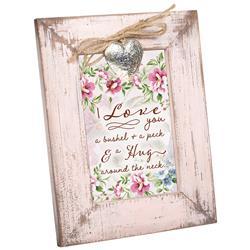 Love You a Bushel a Peck a Hug Photo Frame - 4 x 6 in.