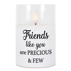 LED Candle Friends Like You Precious 4in