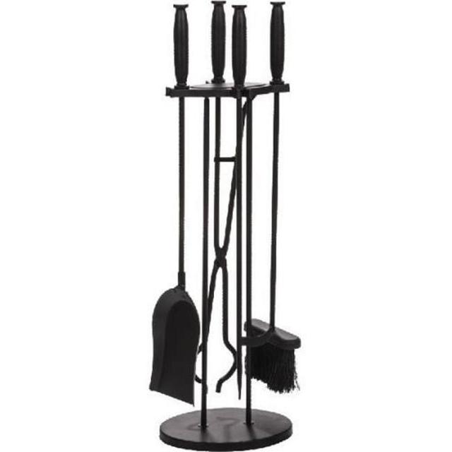 Fireplace Tool Set, Black - 5 Piece