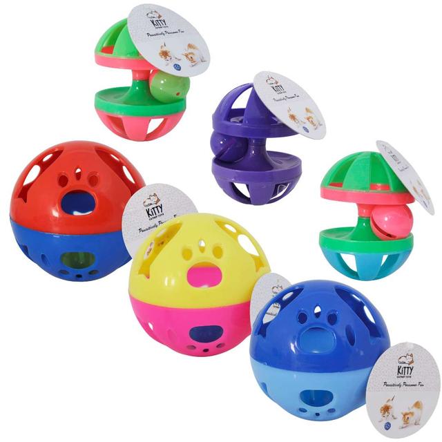 2383495 Ball Cat Toys - Assorted Sizes case of 36