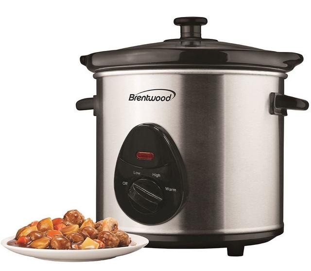 2353561 Slow Cookers - Silver, 3 Qt case of 2