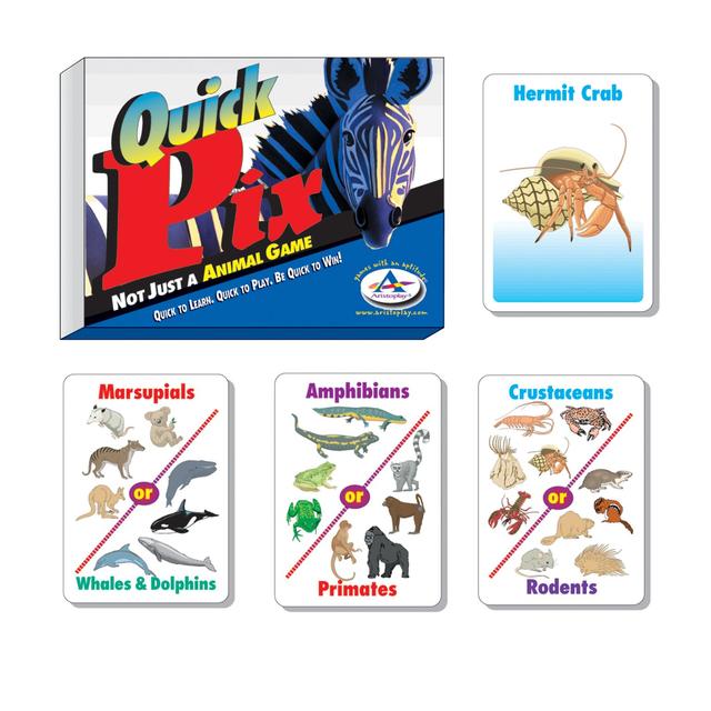 2317861 Quick Pix Animal Game - Ages 8+, 3-12 Players case of 24