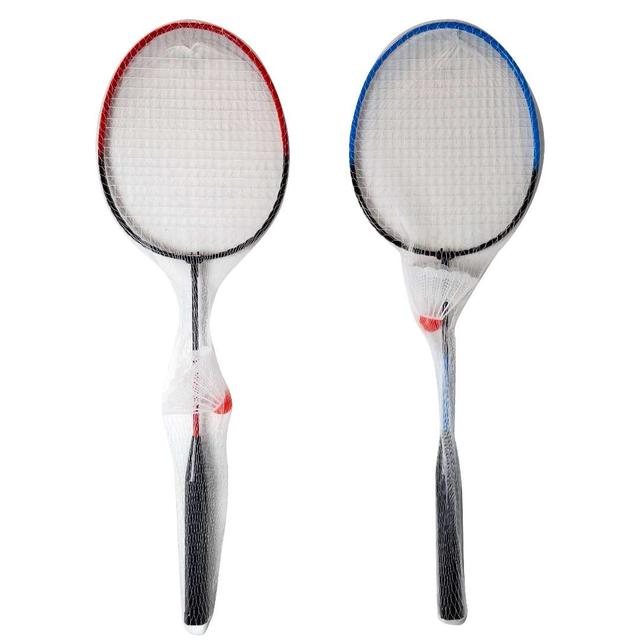 DollarDays 2383526 Badminton Racket with Birdie - Assorted Color - Case of 36