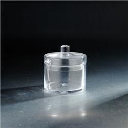 64300 6.5 x 6.5 in. Glass Jar with Lid, Clear