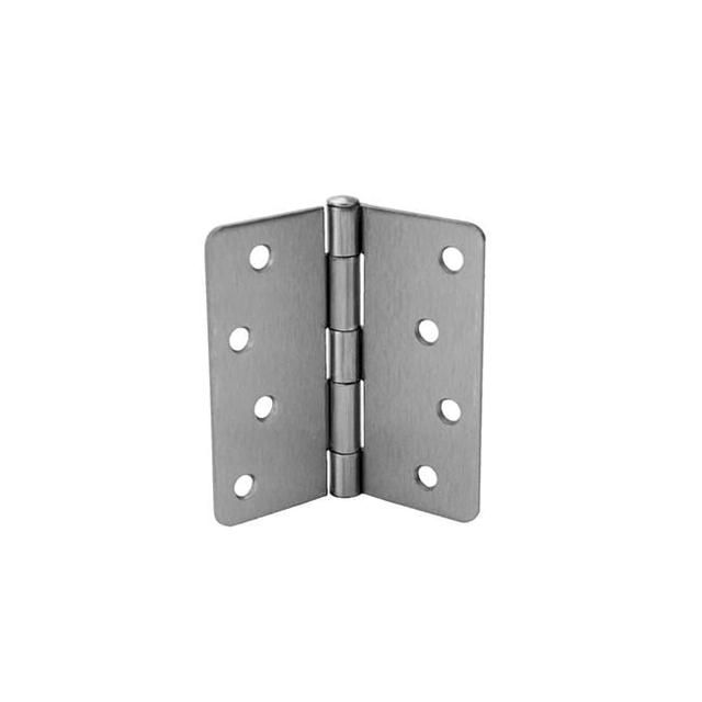 RPB73535-14-651 3.5 x 3.5 in. Bright Chrome Residential Hinge 0.25 in. Radius