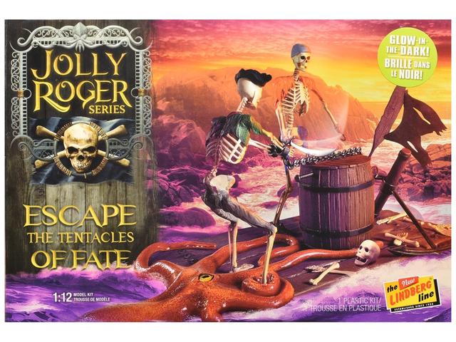 HL615M Skill 2 Model Kit Jolly Roger Series Escape the Tentacles of Fate Diorama Set 1-12 Scale Model