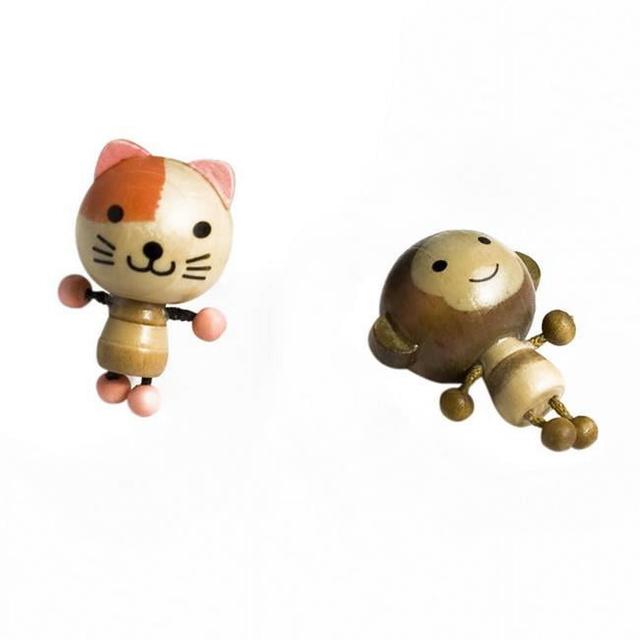 Dog and Rabbit - Refrigerator Magnets - Animal Magnets (Set of 4)