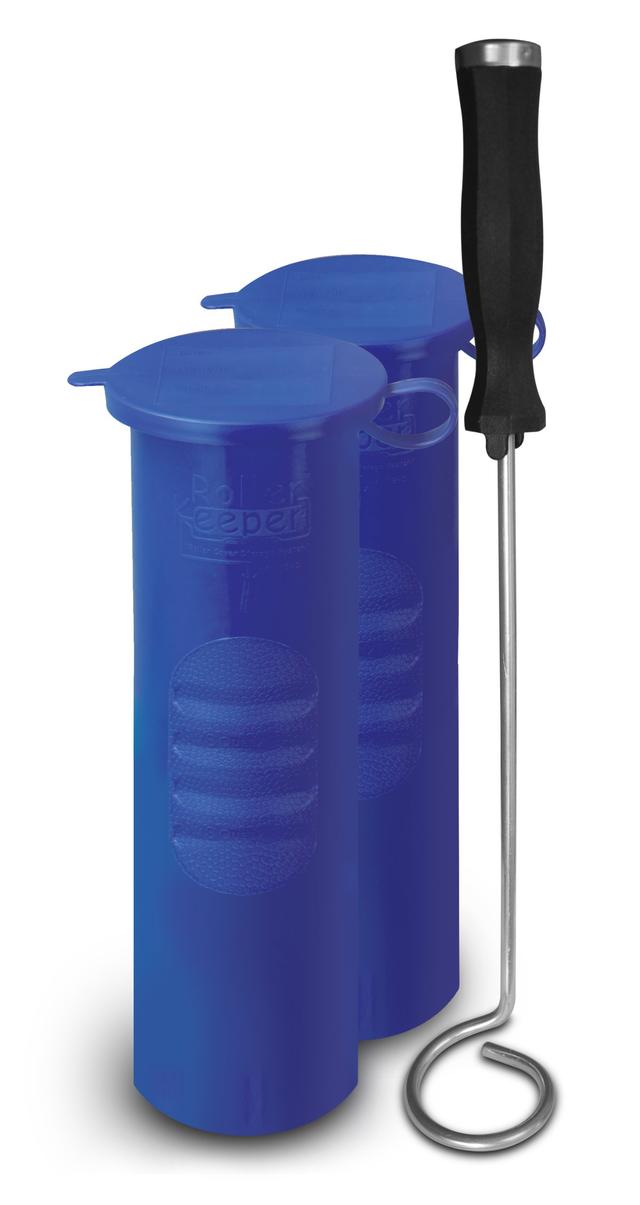 2 Roller Keeper with 1 Roller Squeegee Combo Pack in Blue - 3-Pack