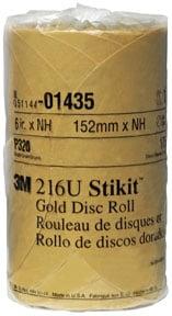 1566 6 in. Nh 80D Psa Green Dust Free Stikit Green Disc-6 In- 80D- 100 Discs Per Roll
