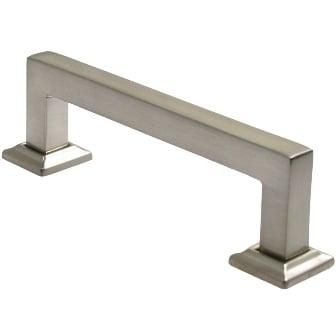 994SN Satin Nickel 4 In. On Center Square Pull