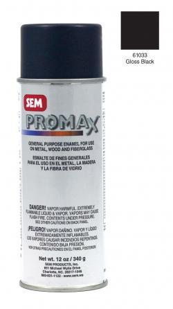 Sem Products SE61033 Promax Gloss Black Aerosol