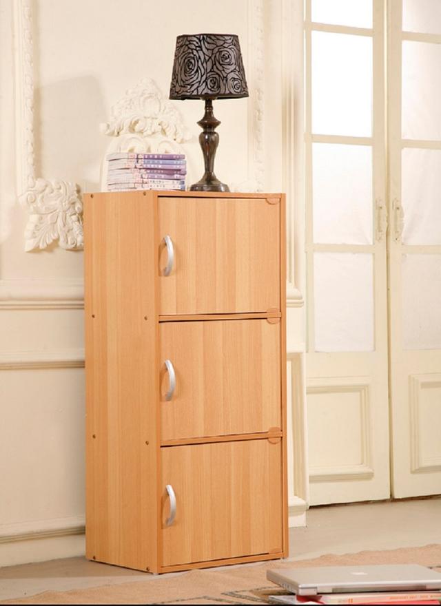 Hid3 Beech 3 Door Cabinet