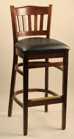 3643-30 UP-M-Blue Ridge Classico Stool Mahogany Frame