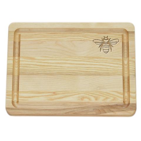 Master Collection Wooden Cutting Board Small -Bee