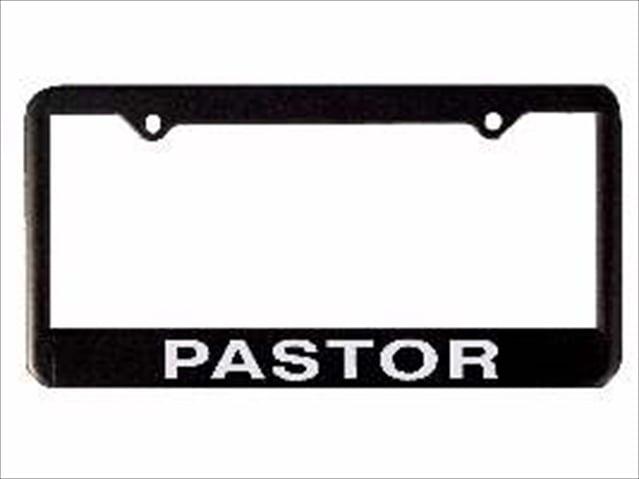 123364 Auto Tag Frame Pastor Black