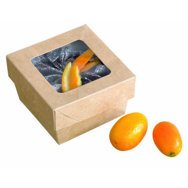 210KRAYB85 7 Oz. Small Kray Box With Window Base & Lid- Pack Of 250