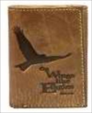 Wallet Genuine Leather On Wings Like Eagles Tan