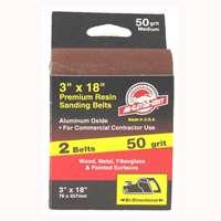 3169 Aluminium Oxide Belt 3 x 18 In. 50 Grit
