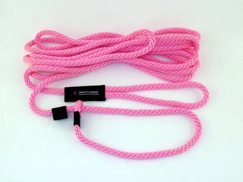 Floating Dog Swim Slip Leashes 0.5 In. Diameter By 20 Ft. - Hot Pink