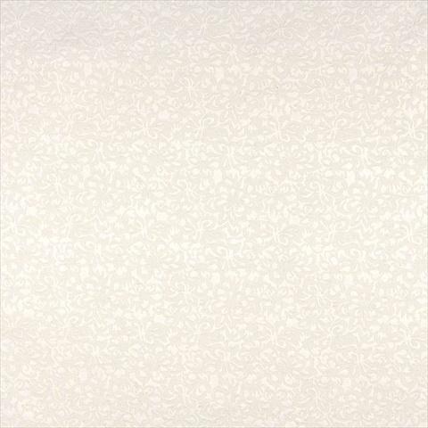 54 in. Wide Off White Flowers Upholstery Fabric - Off White