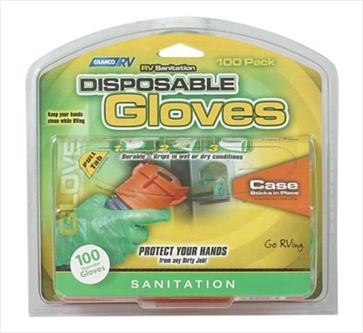 40285 Green Disposable Dump Gloves