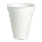8 Oz. Foam Cups&#44; White&#44; Pack Of 1000