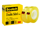 Scotch 665 Photo-Safe Permanent Self-Adhesive Double Sided Tape With 1 In. Core&#44; Clear&#44; Pack 2