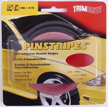 T1118 Pinstripe Tape- Red- 0.12 In. X 36 Ft.