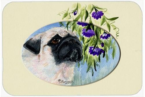 Pug Glass Cutting Board - Large- 15 H x 12 L in.