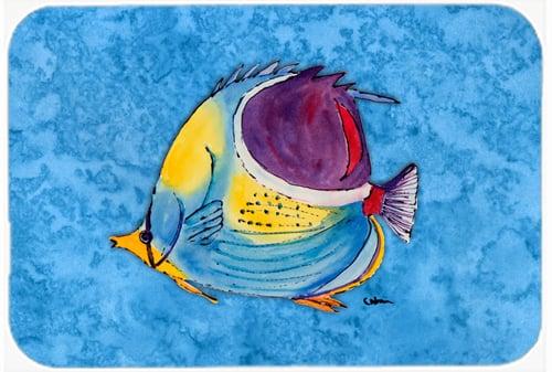 8676LCB Fish Tropical Glass Cutting Board- Large