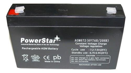 6V 7Ah 85932 Sealed Lead Acid Battery